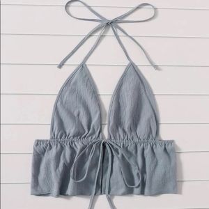 Halter Top with Ruffles